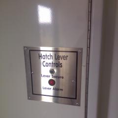 Hatch Lever Support Monitor